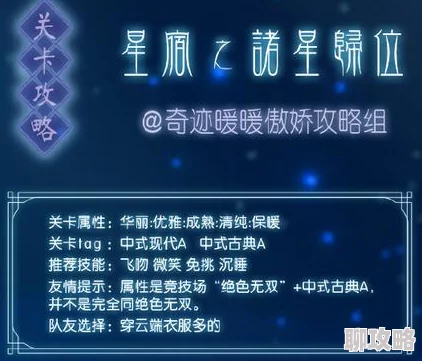 网友热评:奇迹暖暖满天繁星诸星归位各部件顶配全攻略解析 网友热评:奇迹暖暖满天繁星诸星归位各部件顶配全攻略解析